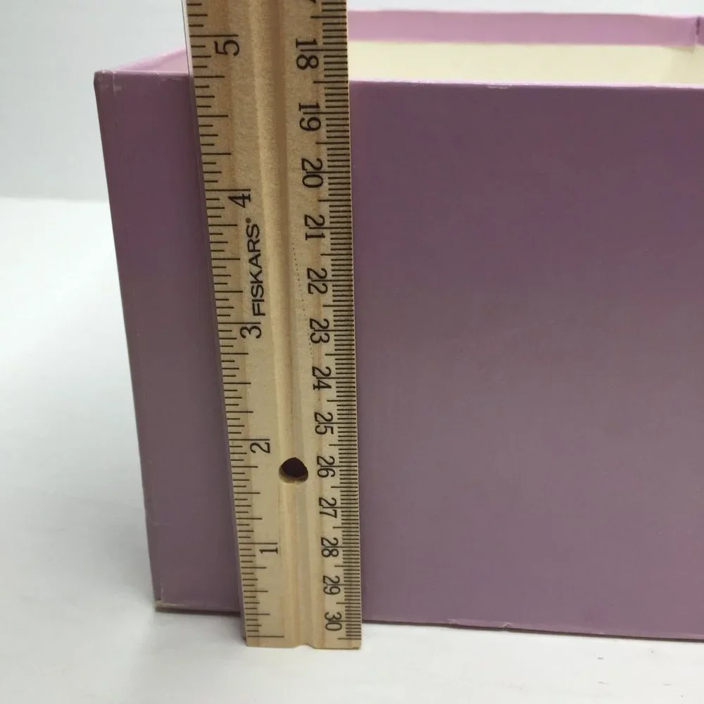 Vintage 1986 Current Inc Marble Check Storage Gift Box 9